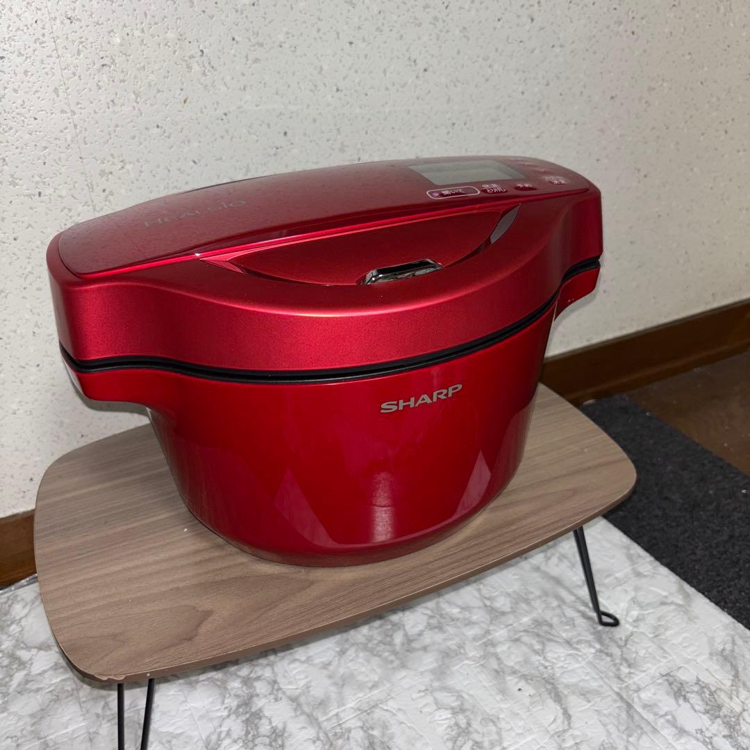 【2019年製】SHARP　HEALSIOホットクック　 KN-HW16E-R