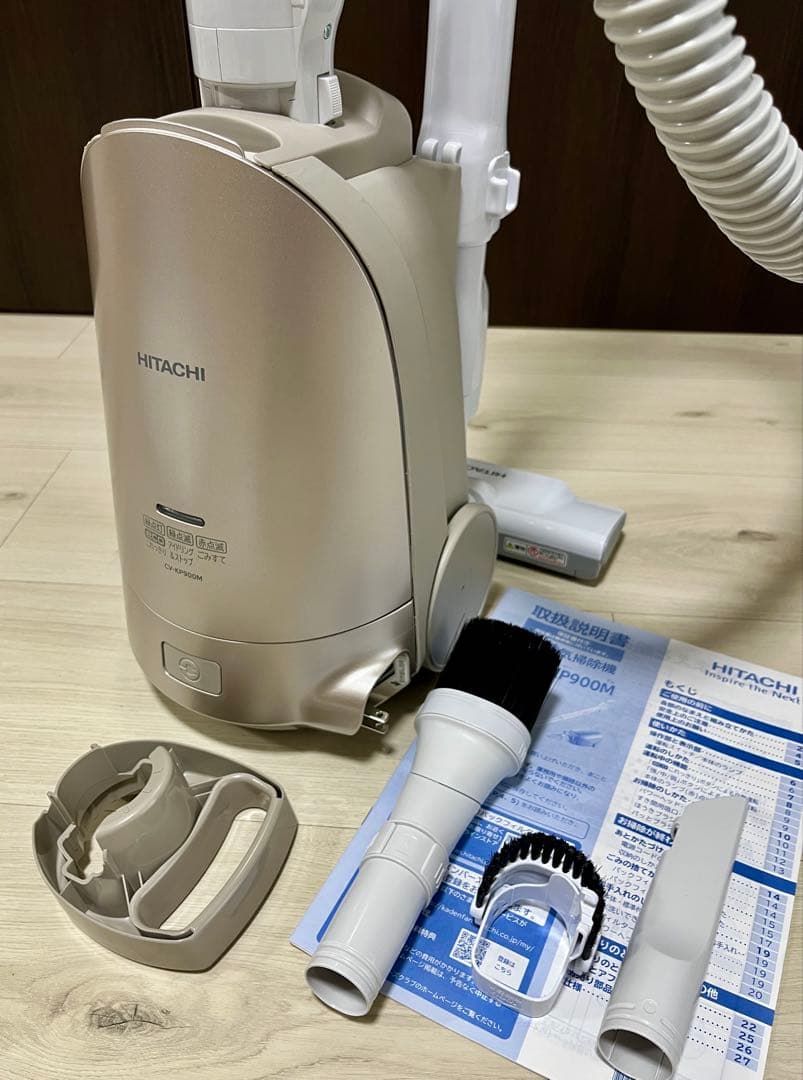 極美品 日立 掃除機 かるパック CV-KP900M キャニスター