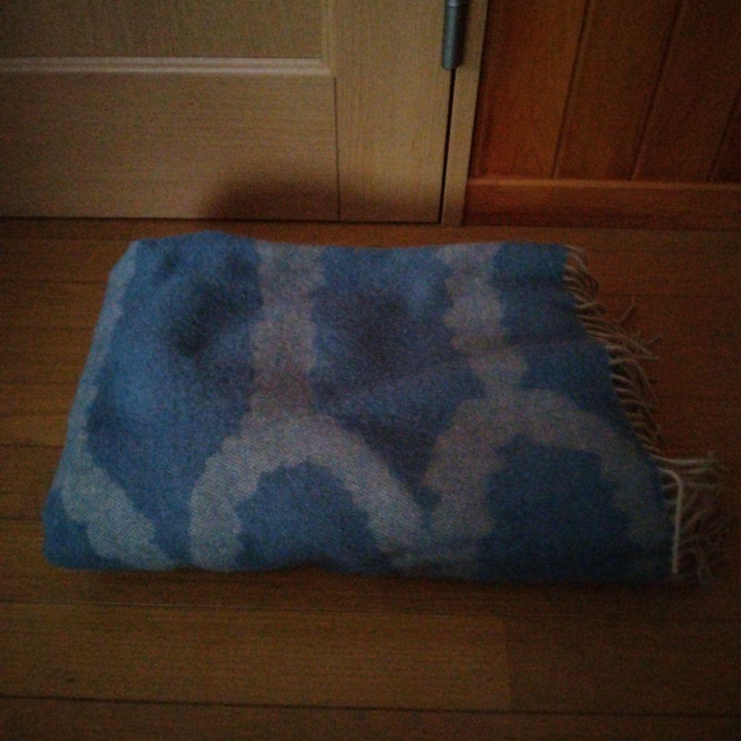 クリッパン　ブランケット　青