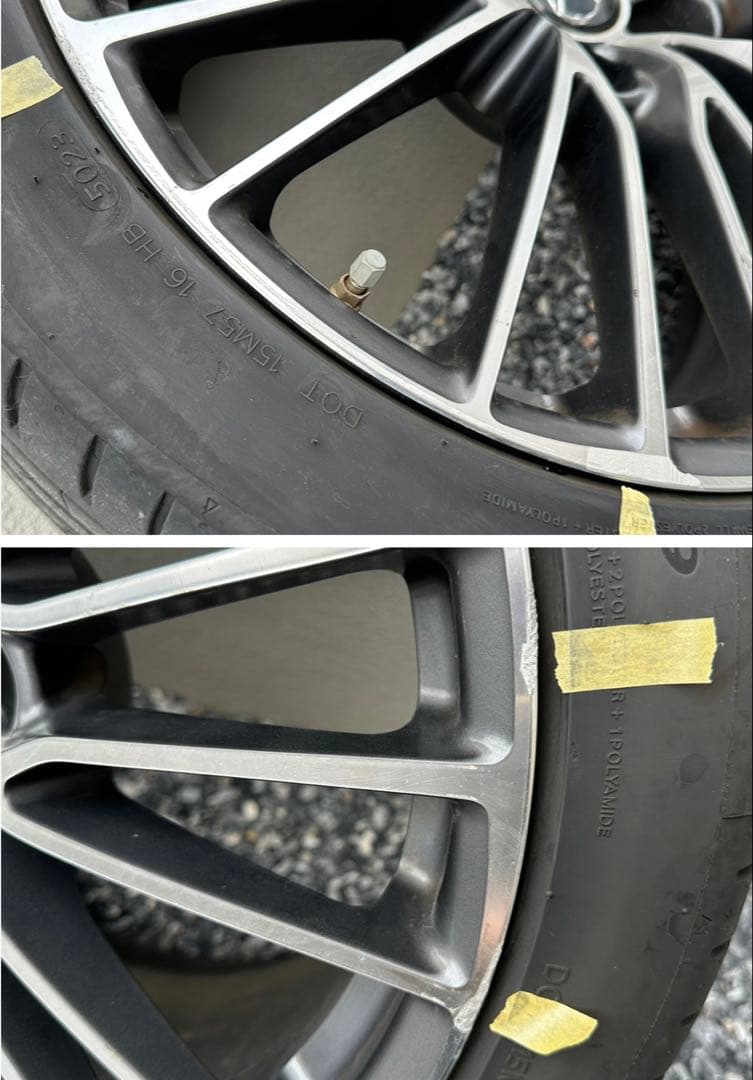 レクサス RC F 純正 BBS製19インチアルミホイール タイヤ 4本セット