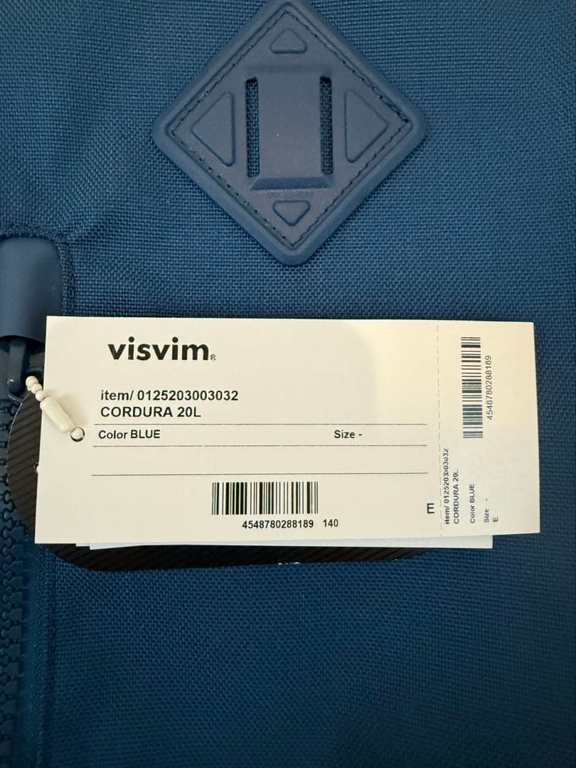 バッグ visvim CORDURA 20L BLUE