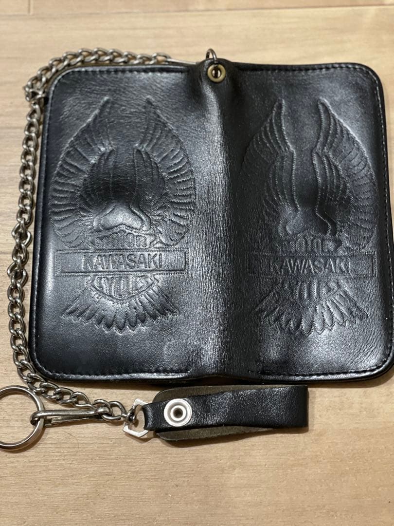 ビンテージ kawasaki トラッカー　ウォレット　カワサキ