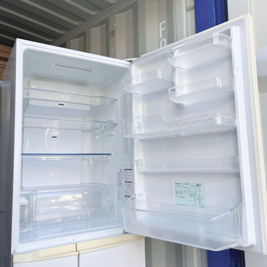 取付無料！パナソニック自動製氷エコナビ搭載！おしゃれホワイト5ドア冷蔵庫！洗濯機