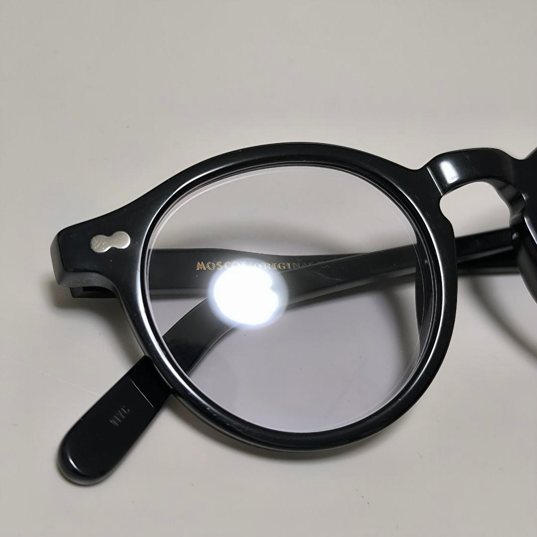 モスコット MILTZEN 46 サングラス メガネ 度なし ライトカラーレンズ