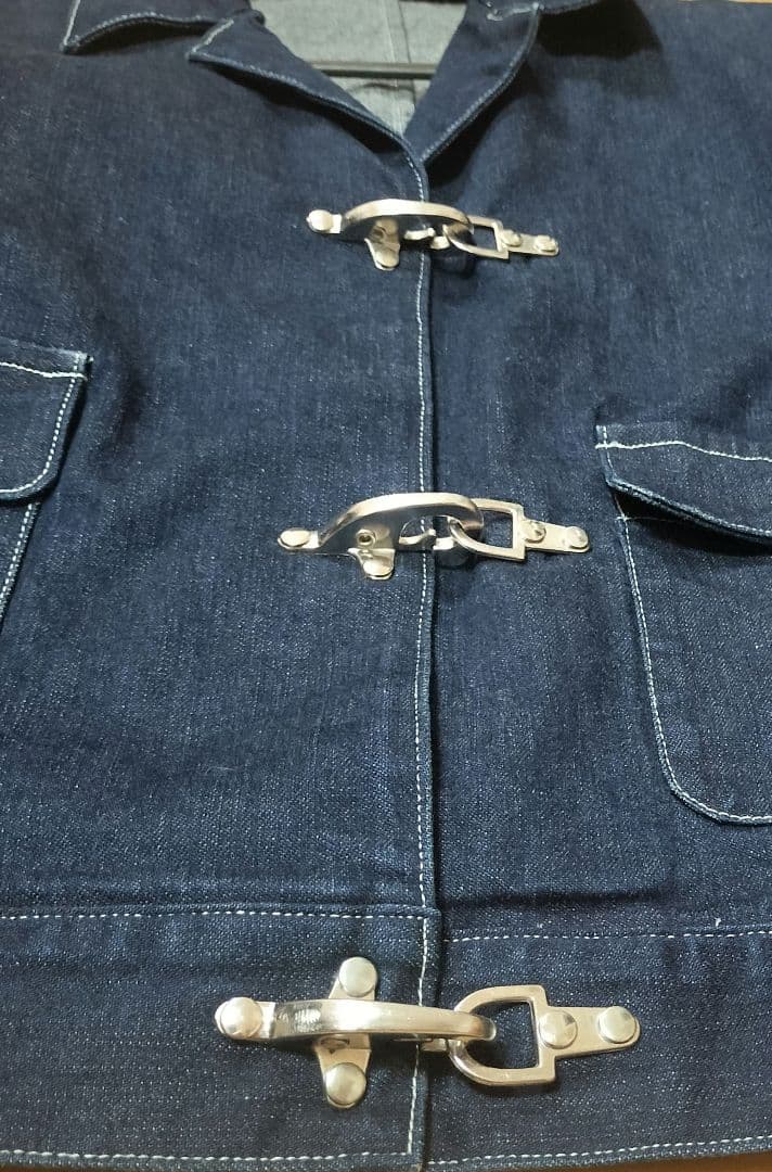 希少！ビンテージ ラルフローレンスポーツ ファイヤーマンフック デニムジャケット