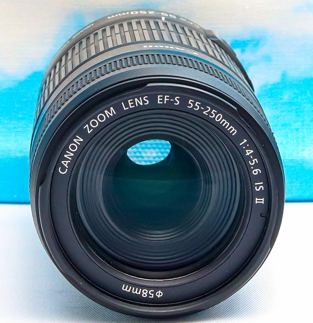 キャノン Canon EF-S 55-250mm IS Ⅱ⭐️手振れ補正付き♪