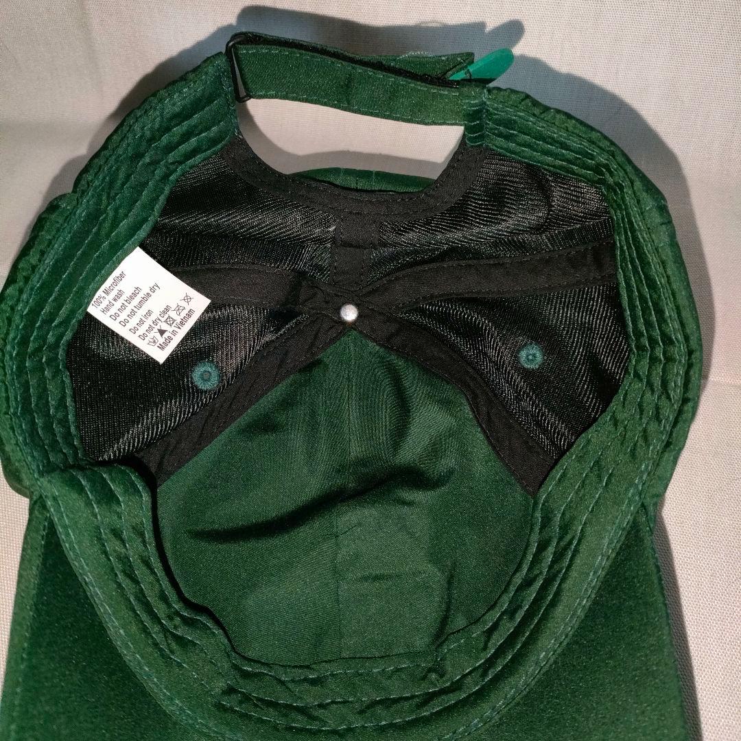 未使用ロレックス　非売品　キャップ　グリーンサテン地調