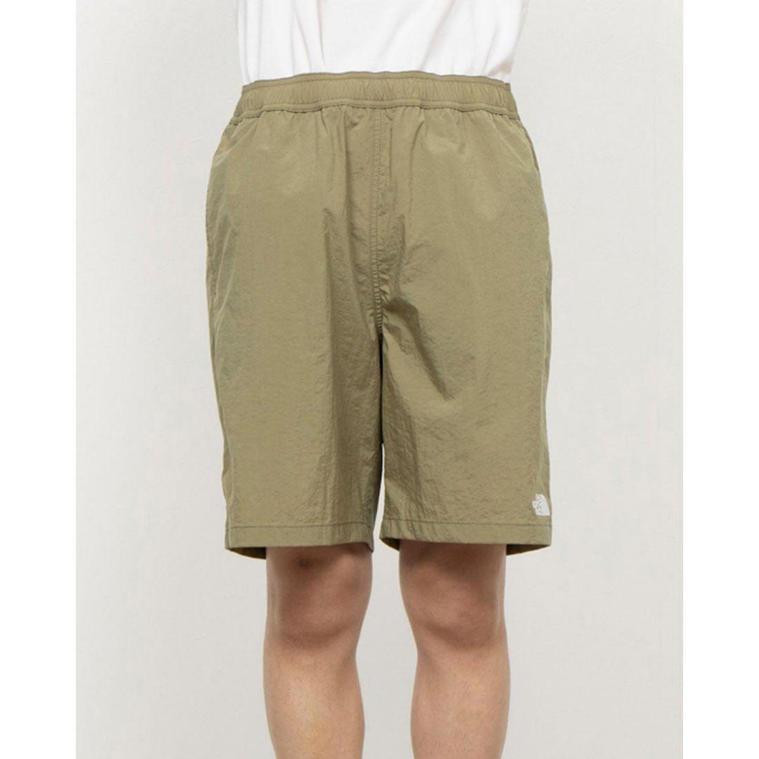 ノースフェイス 上下セット Tシャツ ショートパンツ バンダナ カーキ 新品 L