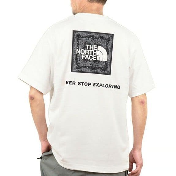 ノースフェイス 上下セット Tシャツ ショートパンツ バンダナ カーキ 新品 L