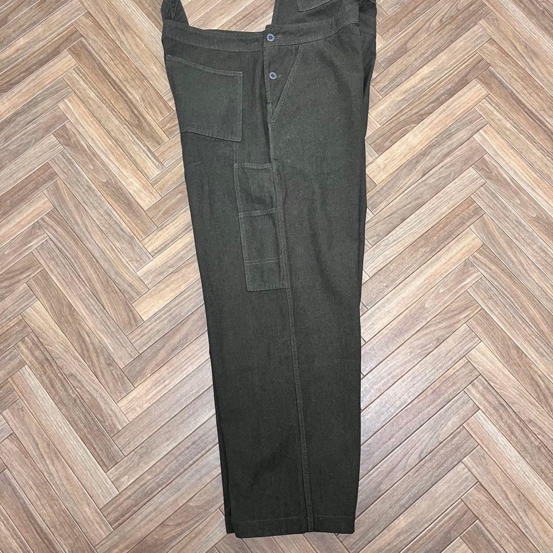 新品　ナイジェルケーボン　ライブロ　ダンガリーコットン　オーバーオール　48