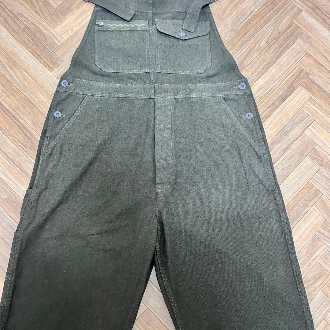新品　ナイジェルケーボン　ライブロ　ダンガリーコットン　オーバーオール　48