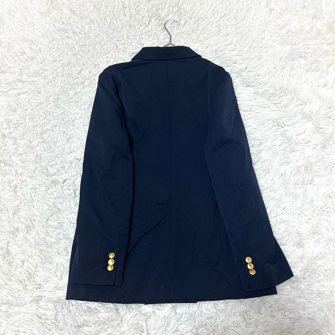 スピックアンドスパン テーラドジャケット 金ボタン ダブルブレスト ネイビー S