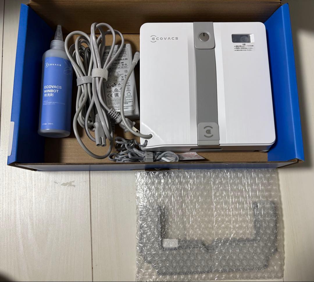 【1度使用】ECOVACS WINBOT MINI 窓掃除ロボット 掃除機