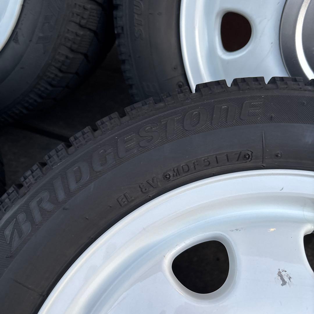 スタッドレスタイヤ ホイール ラパン 純正品 155/65R14 4本