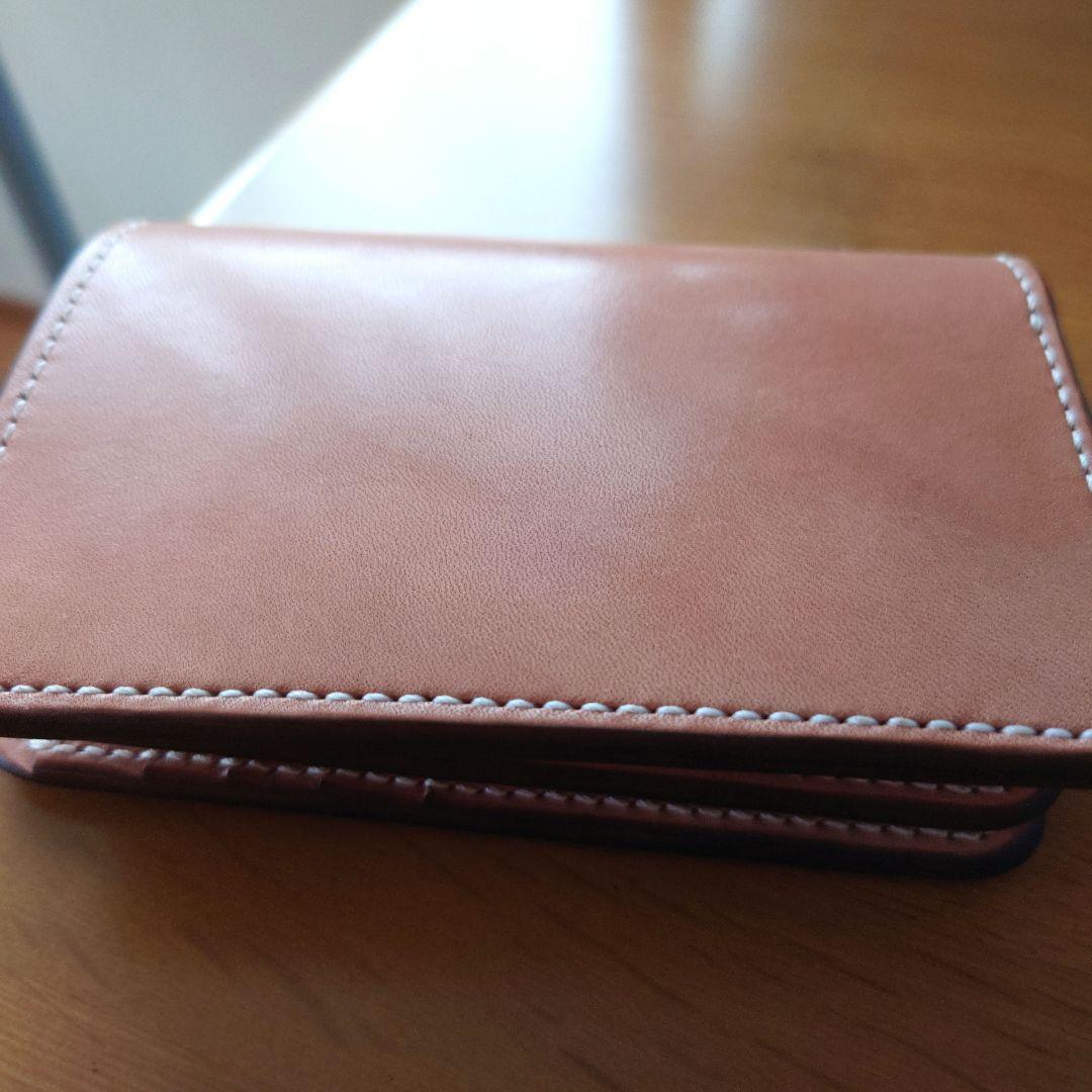 手縫い極上ヌメ革ミドルメンズ財布