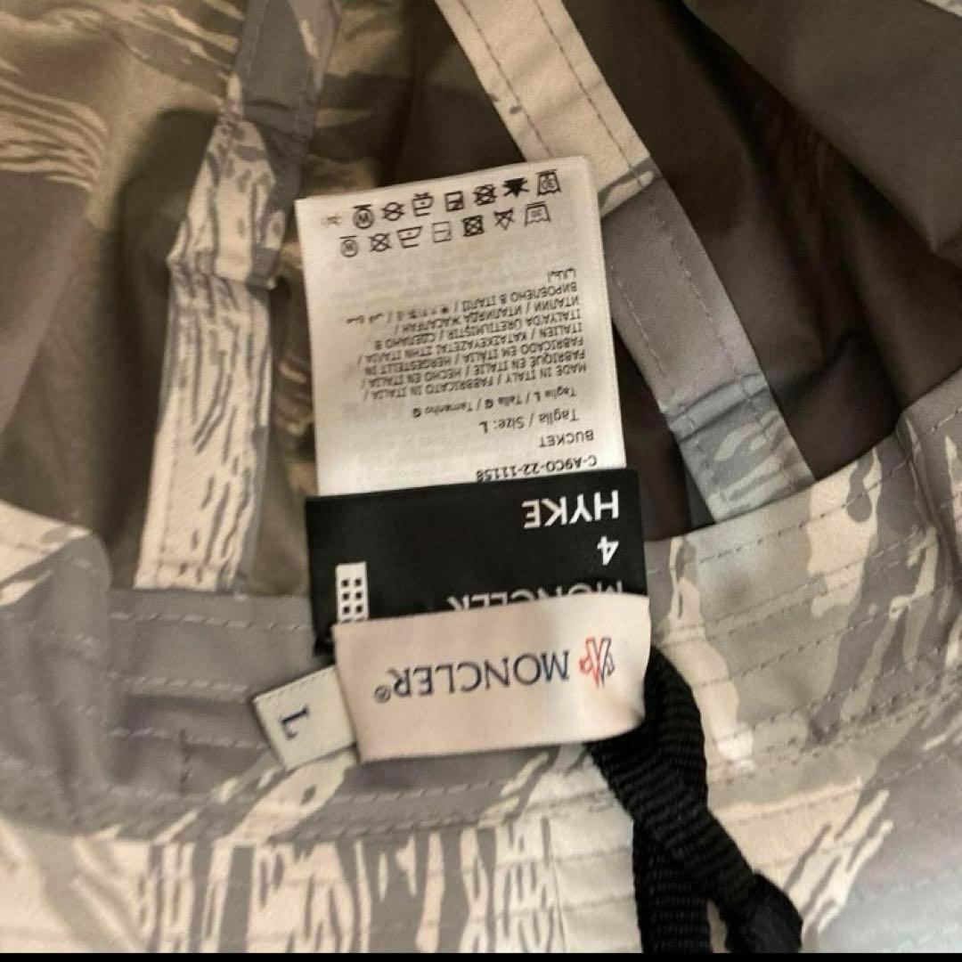 新品　L　MONCLER HYKE バケットハット 　モンクレール　　M5