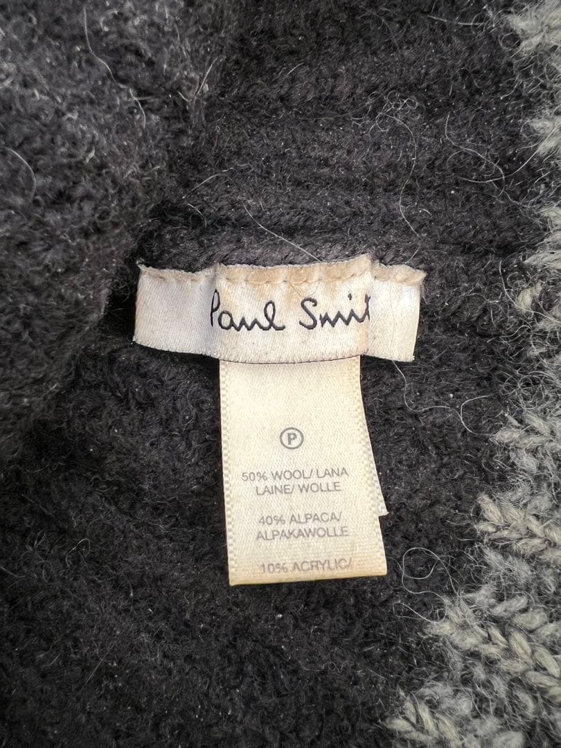 90s paul smith ニットキャップとレザージャケット