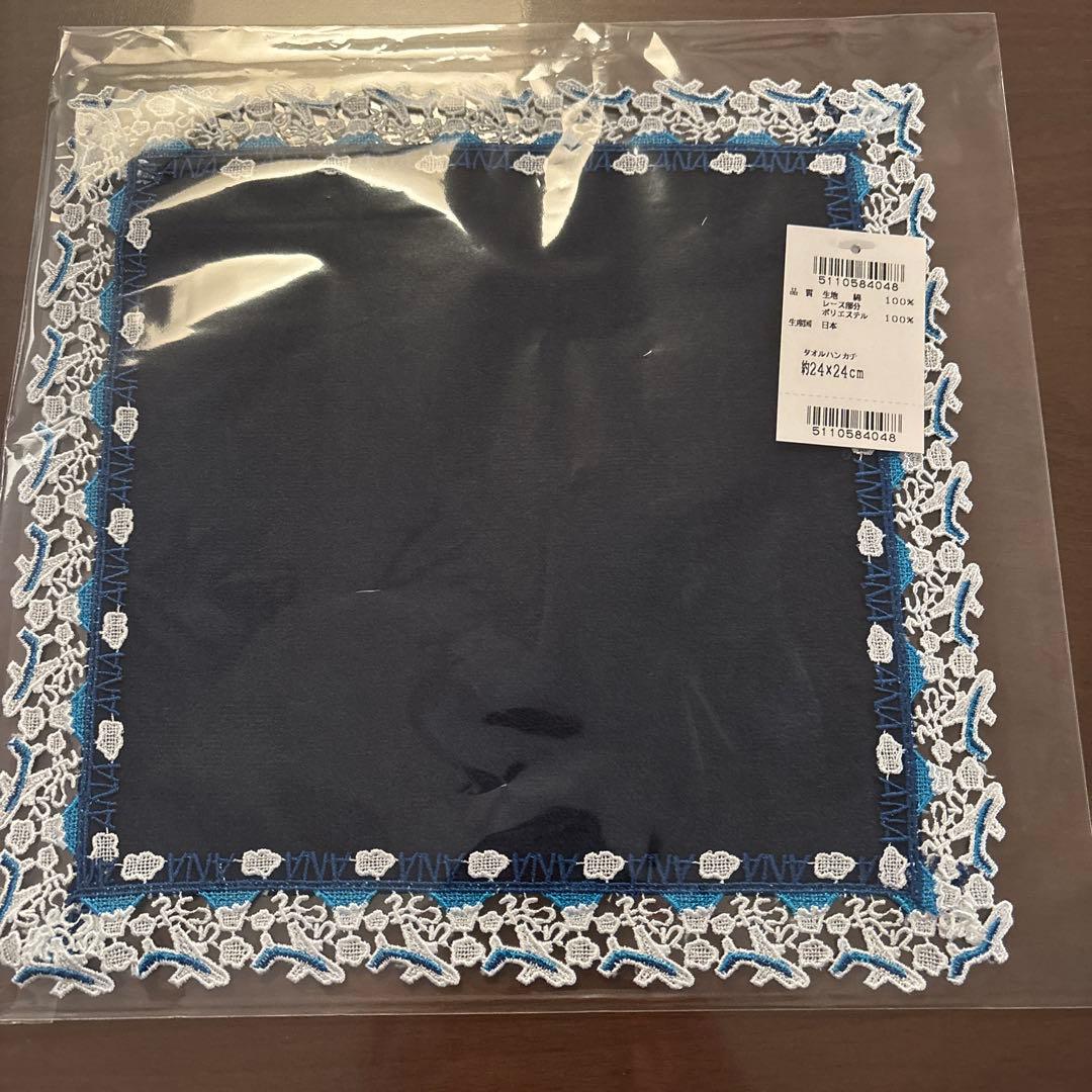 ＜ANAオリジナル＞近沢レース店 for ANA　タオルハンカチ　４色