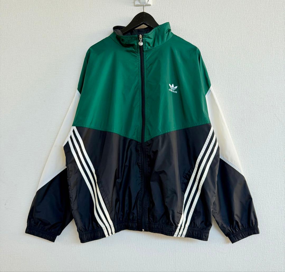 超スペシャル 常田大希着用 90s アディダス ナイロンジャケット L グリーン