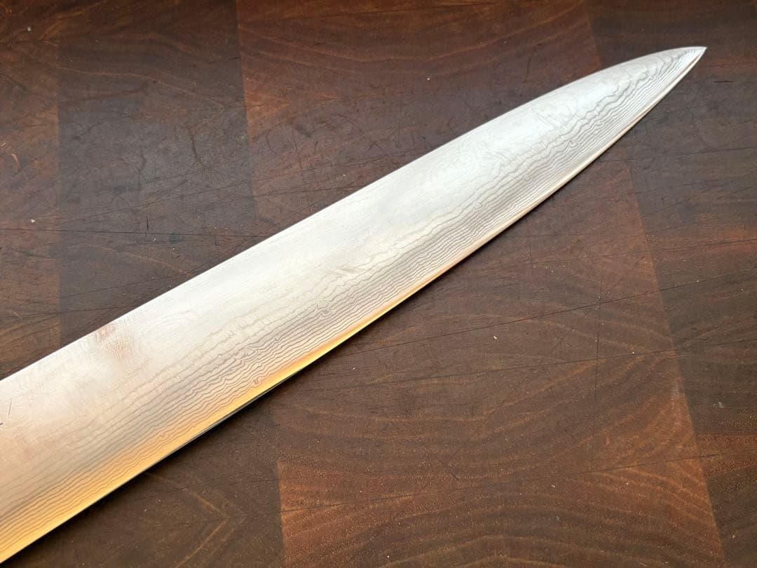 龍泉刃物　摩天楼　ダマスカス　筋引　270mm 包丁　越前打刃物　洋包丁