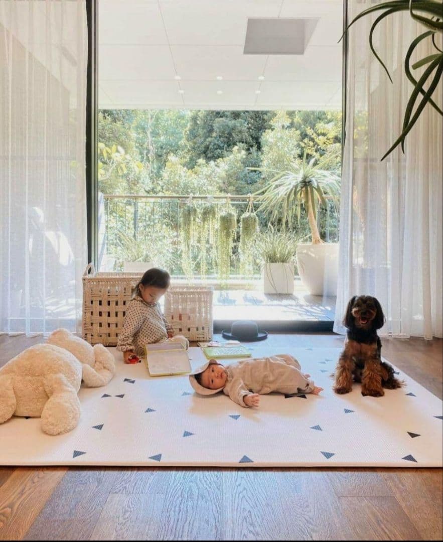 【美品】little bot baby プレイマット