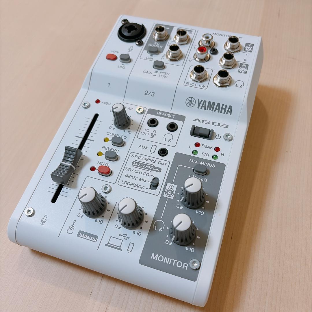 ヤマハ AG03 MK2 オーディオインターフェイス
