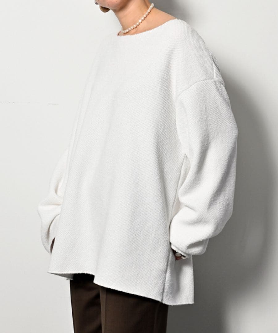 CITYSHOP ウォッシュプルオーバーホワイト