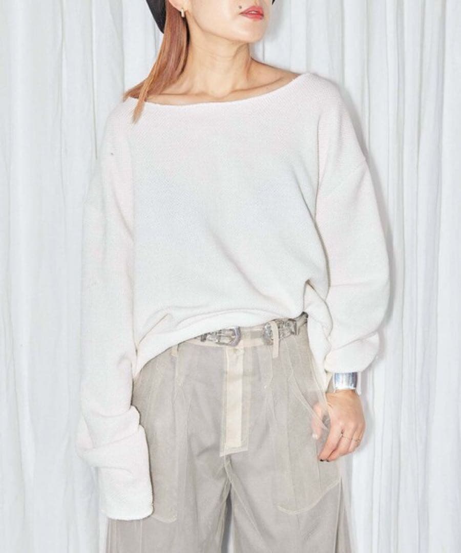 CITYSHOP ウォッシュプルオーバーホワイト