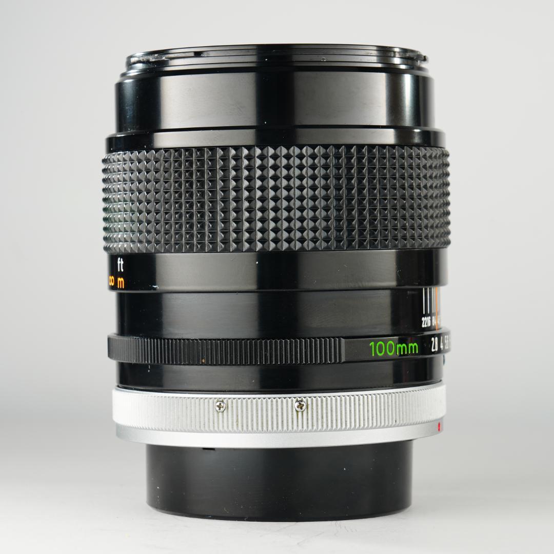 【Lレンズ級】Canon FD 100mm F2.8 S.S.C 899