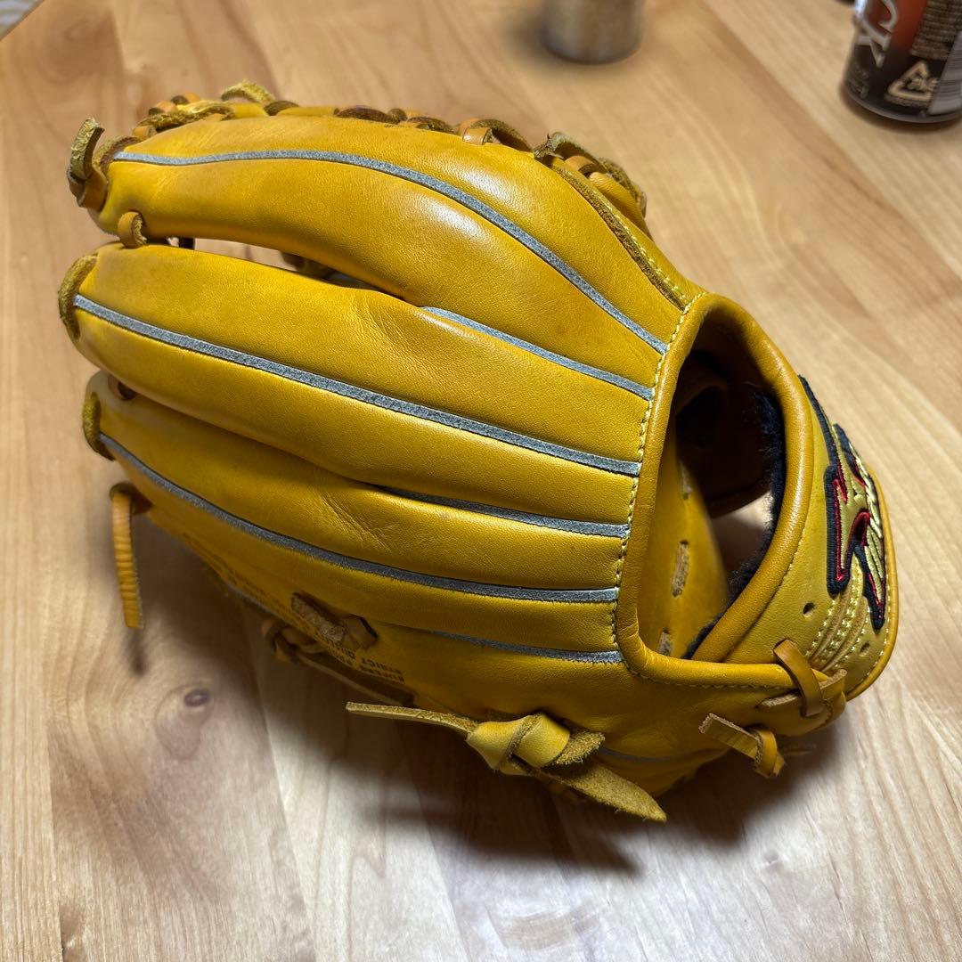 Mizuno Victory Stage 軟式グローブ イエロー