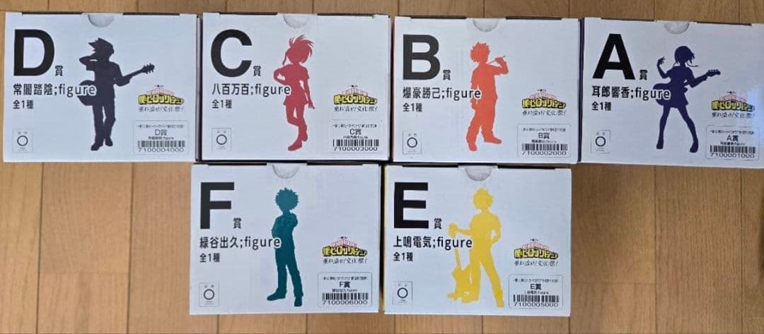 一番くじ　ヒロアカ　僕のヒーローアカデミア　文化祭フィギュア