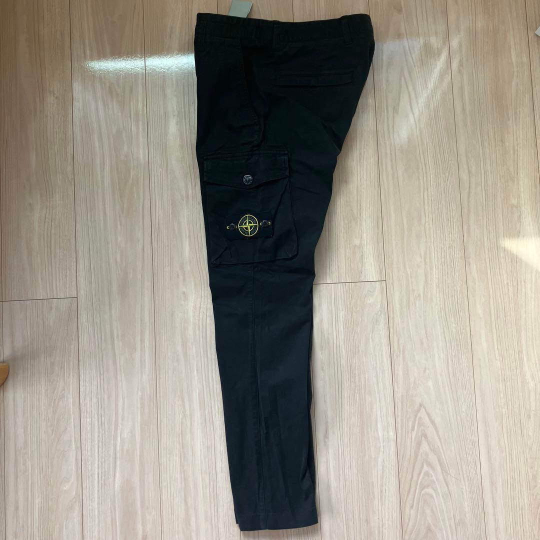 STONE  ストーンアイランド　ブラック カーゴパンツ　W29
