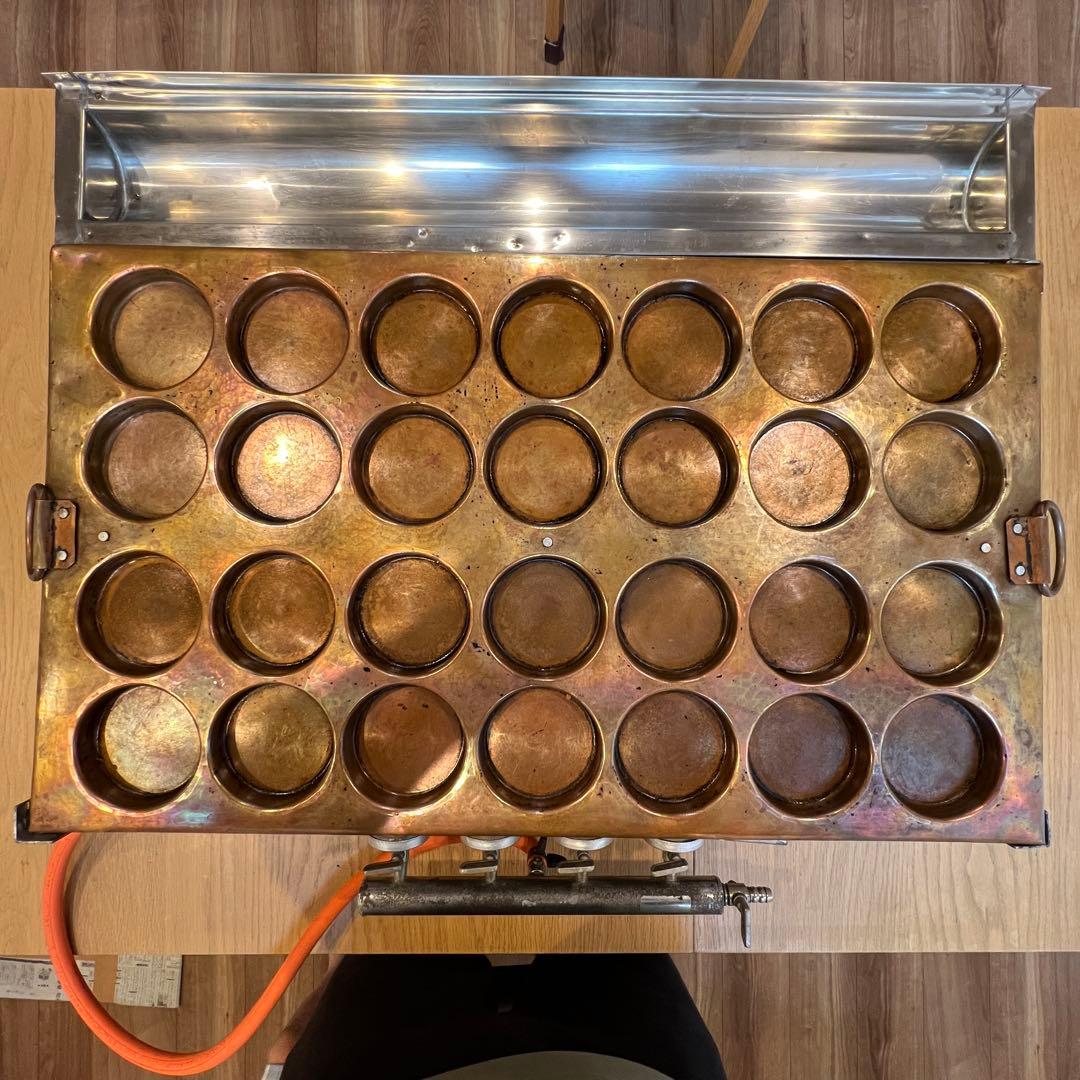 今川焼き機　大判焼き機　ガス　28穴