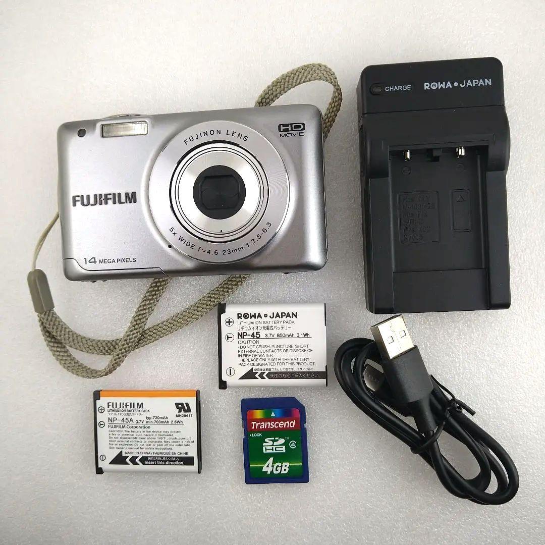 FUJIFILM FINEPIX JX500　新品バッテリー USB充電器付き