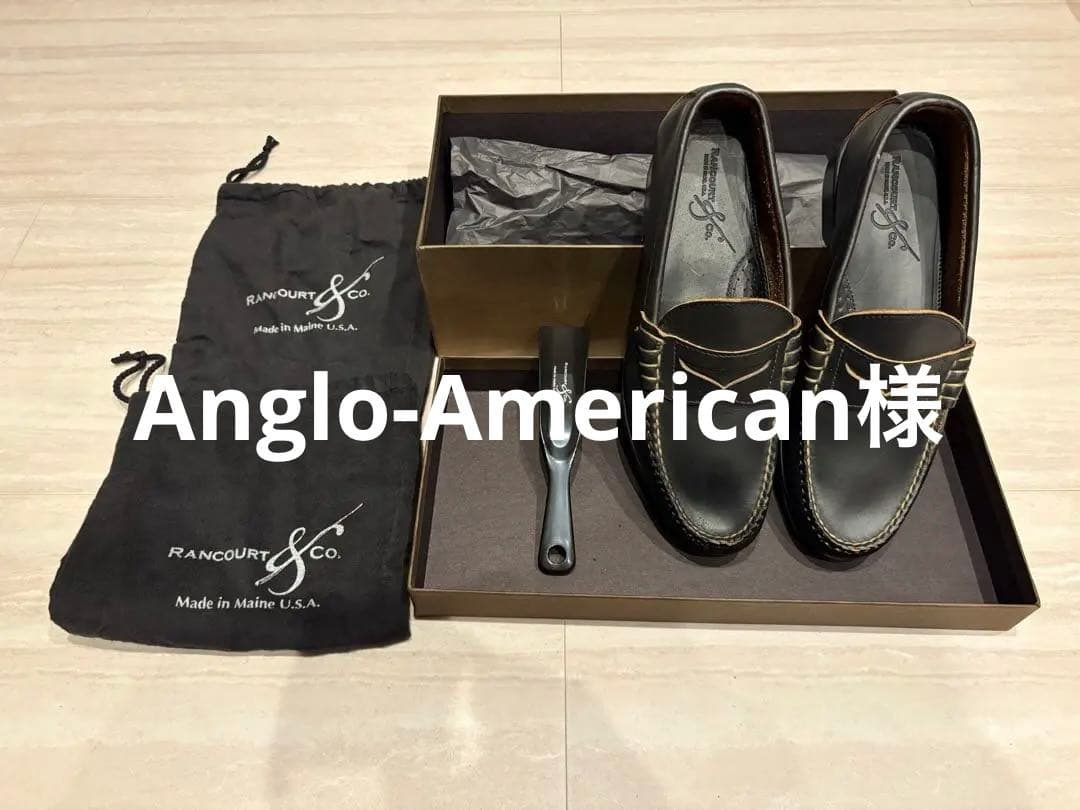 ランコート　ビーフロールペニーローファー　size 7H D 新品未使用品箱付き