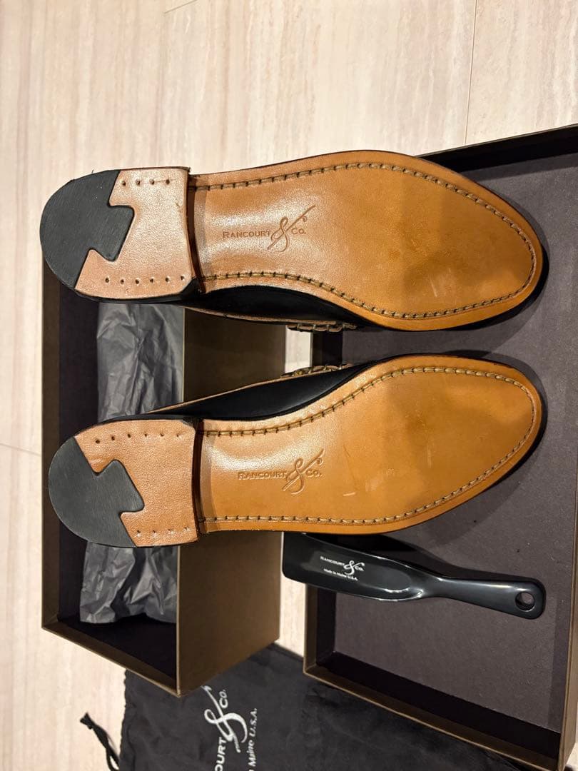 ランコート　ビーフロールペニーローファー　size 7H D 新品未使用品箱付き