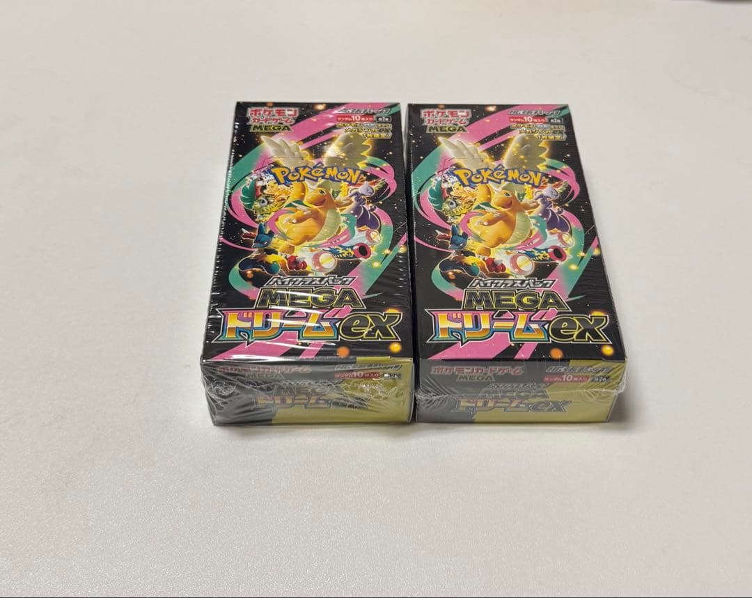 ポケモンカードゲーム MEGAドリームEX 2BOXシュリンク付