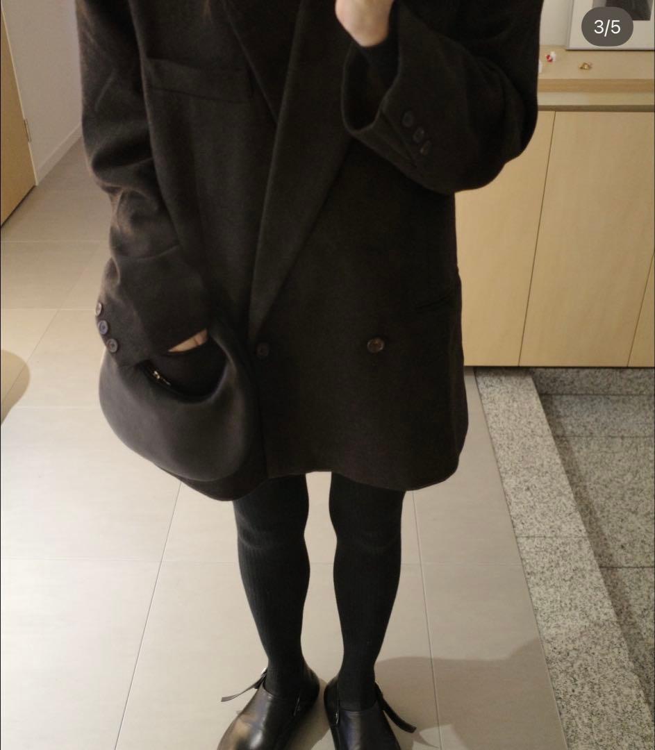 新品　studio doe ダークブラウンジャケット