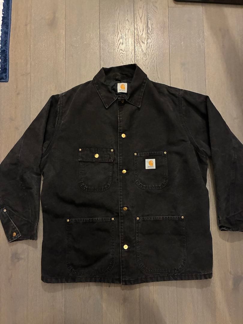 Carhartt ブラック ミシガンチョアコート　80s-90s