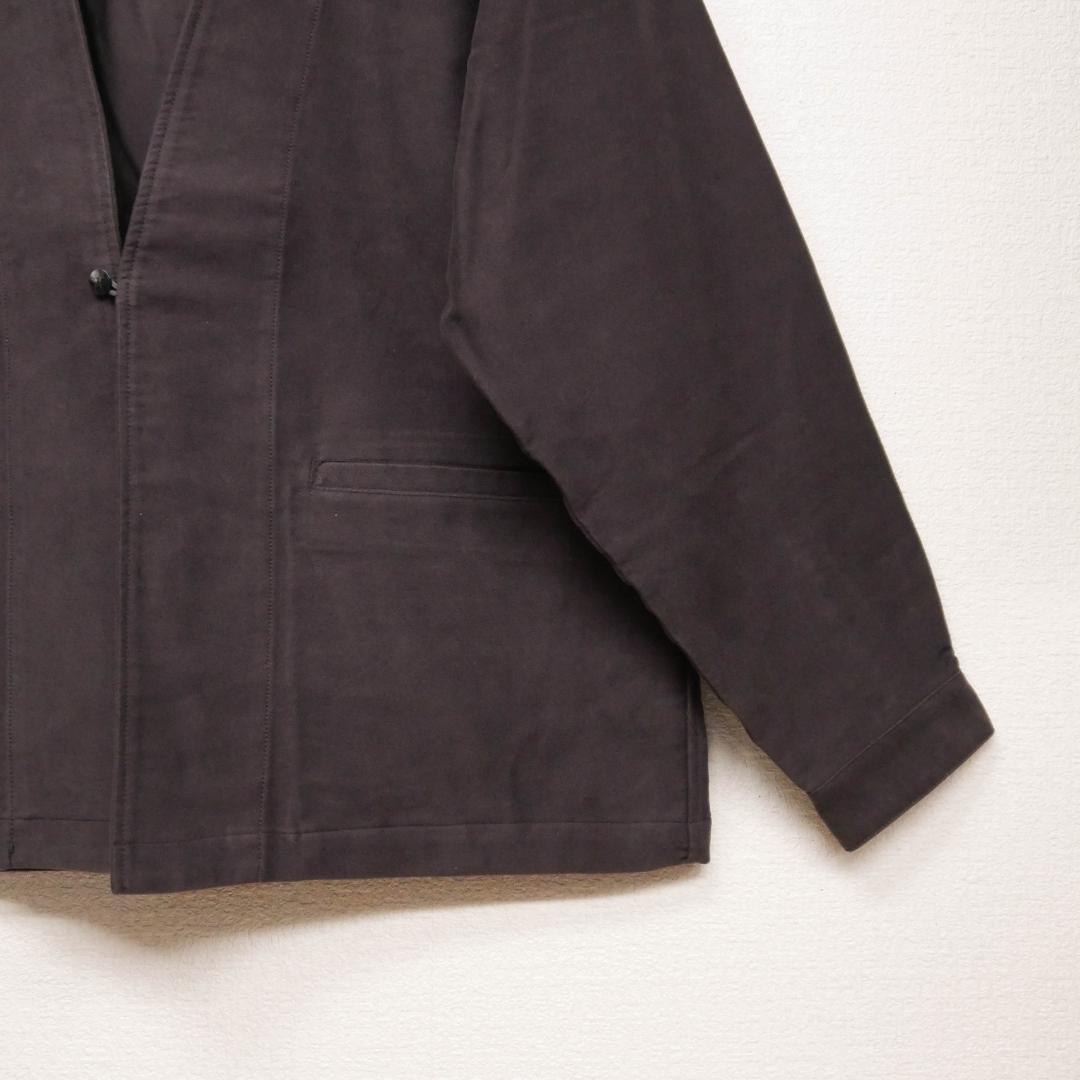 【新品！特価】Manual Alphabet ノーカラーJKT　チャコール(M)