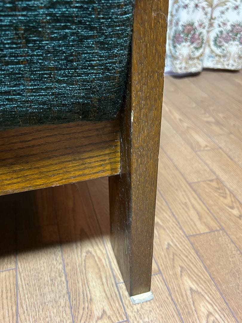 三越　カントリーハウス　ブルージュ　最高級　美品　ソファ　3人掛け　グリーン