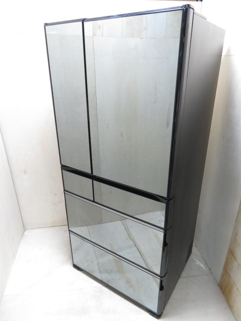 名古屋市内 近郊送料無料 日立 6ドア 冷凍冷蔵庫 665L クリスタルミラー