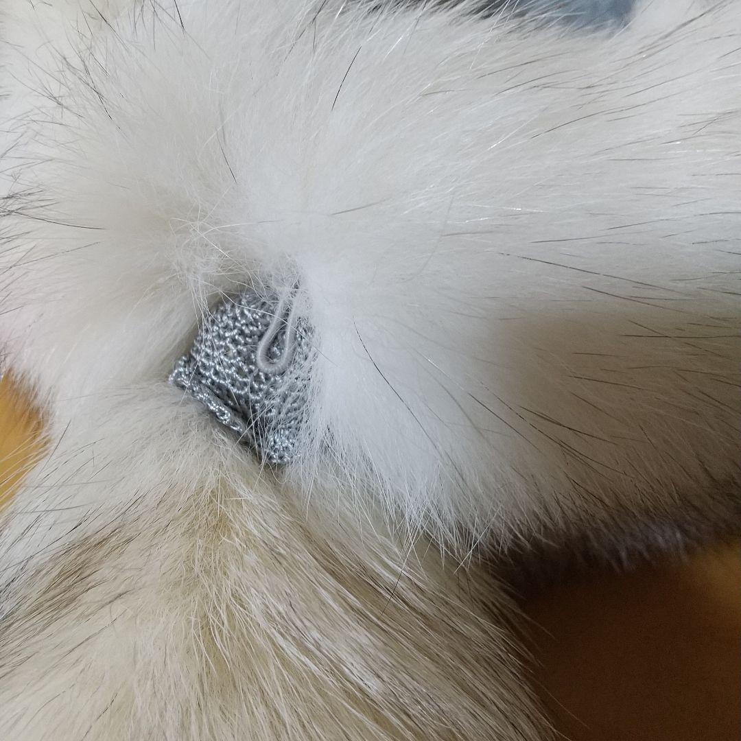 ニチロ毛皮 ブルーフォックス 帽子 ロシアンハット 未使用