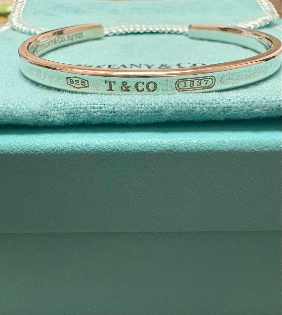 Tiffany & Co. 925シルバーバングル ティファニー 1837 カフ