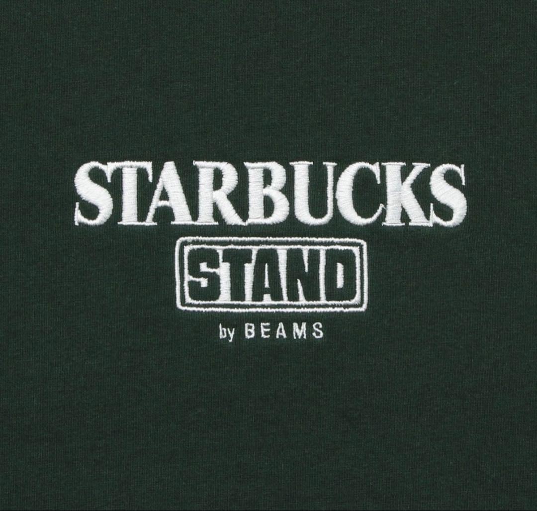 【BEAMS】 スターバックスコラボ　スウェット グリーン