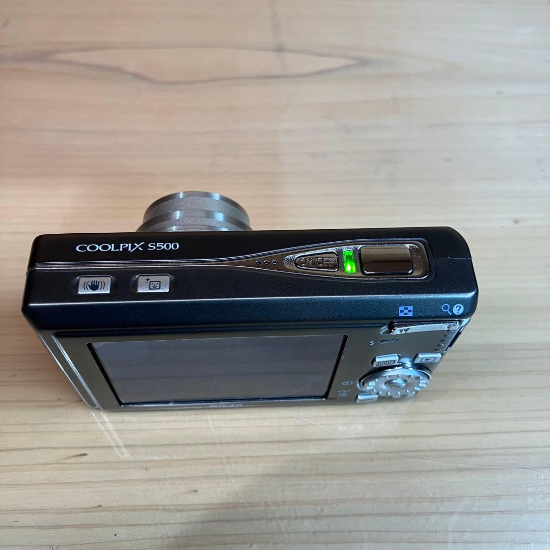 Nikon COOLPIX S500 コンパクトデジタルカメラ ニコン ブラック
