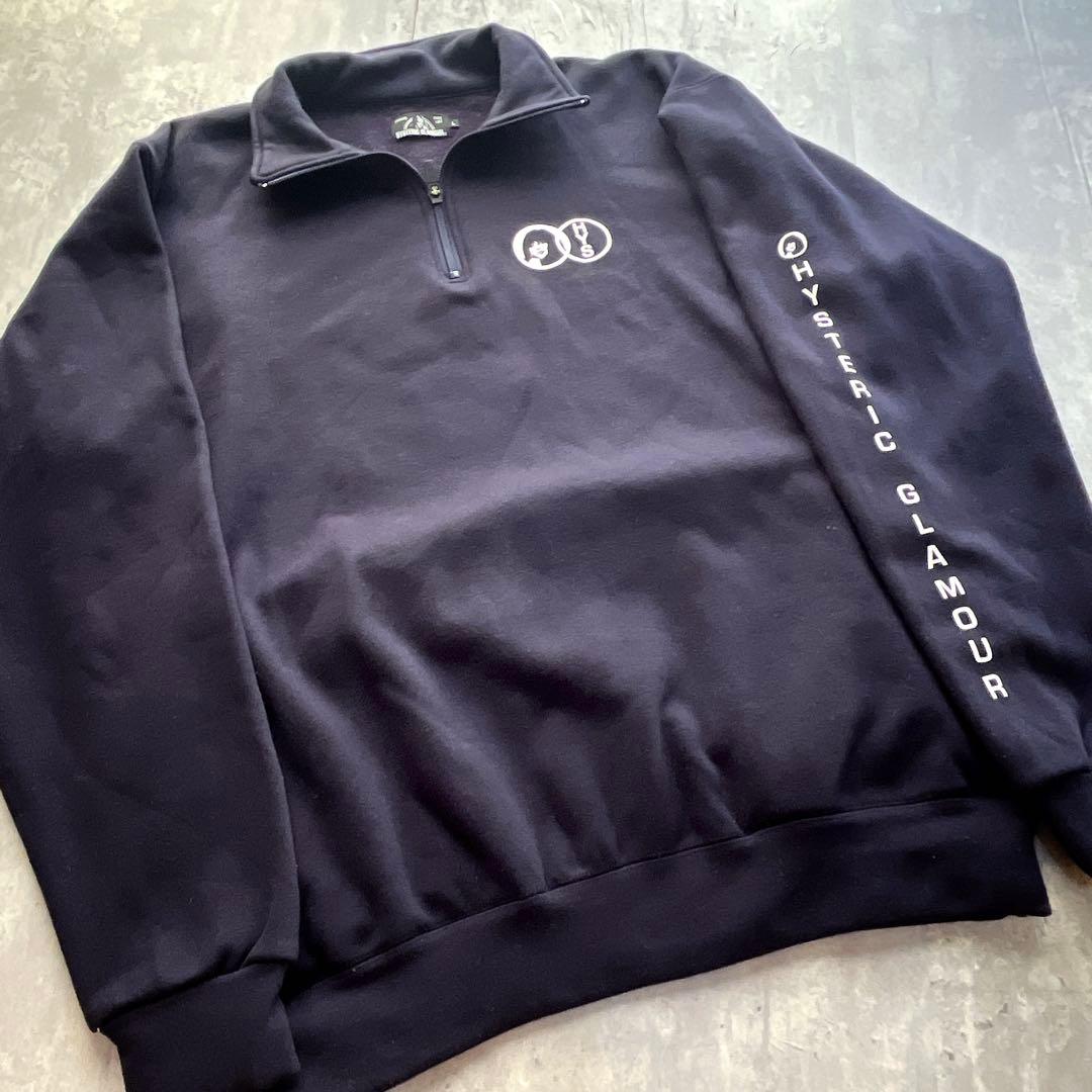 胸ロゴ　ヒステリックグラマー　サークルガール ハーフジップ スウェット　トラック