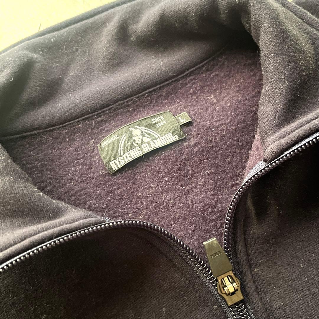 胸ロゴ　ヒステリックグラマー　サークルガール ハーフジップ スウェット　トラック