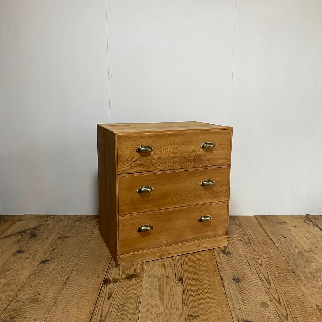 アンティーク チェスト テレビ台 棚 無垢材 ナチュラル 無垢材 y80