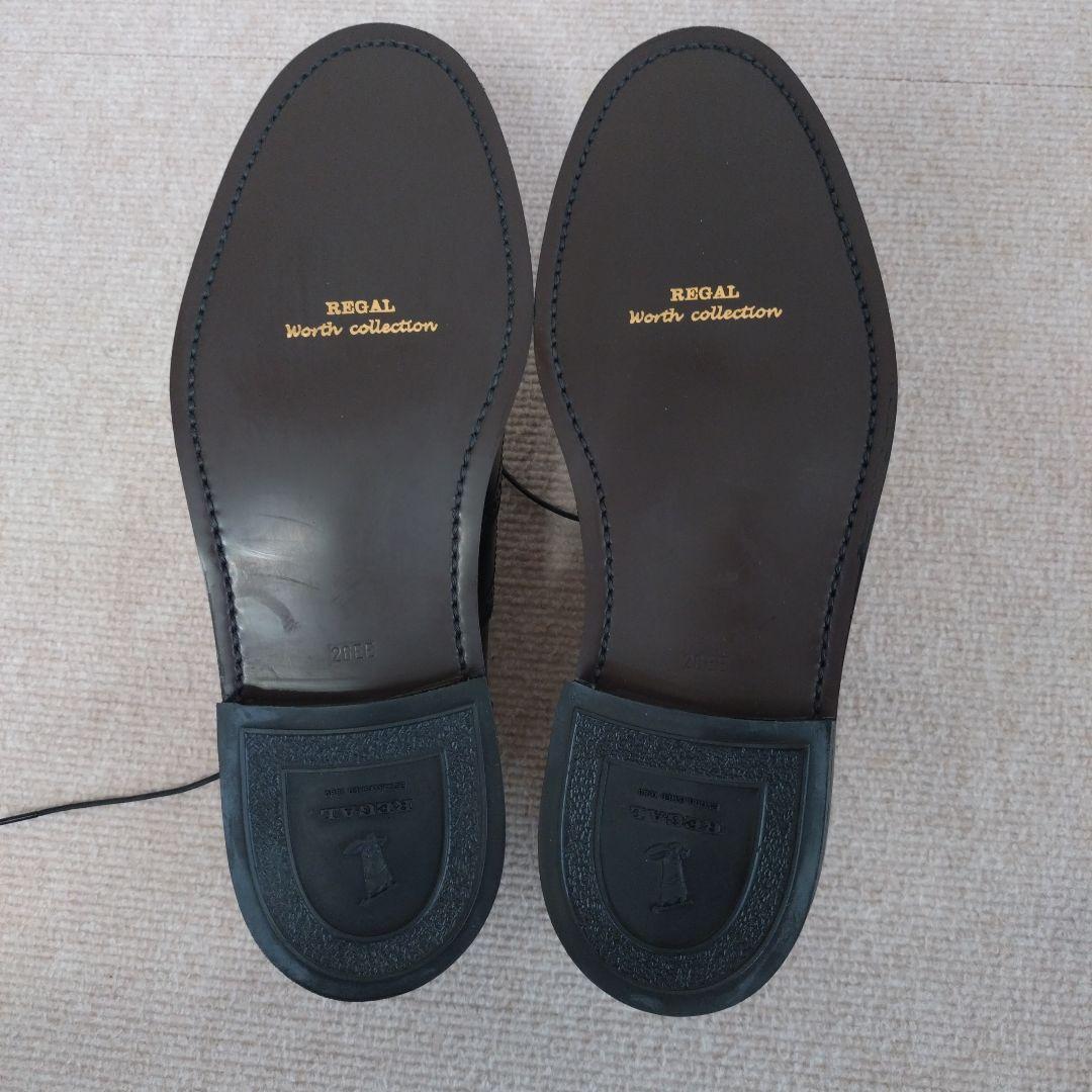 REGALブラックウィングチップドレスシューズ